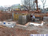 Installing foundation wall forms at Stair -5 Facing North-West.jpg